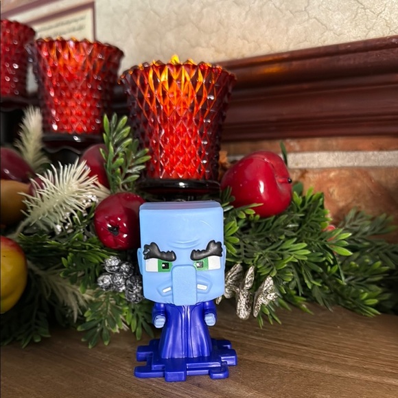 Minecraft Evoker Blue Action Figure with Green Eyes - Picture 2 of 8